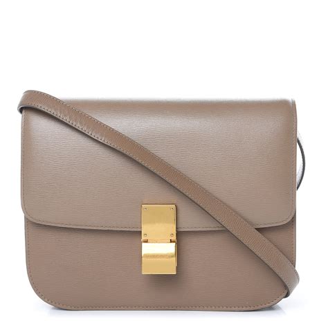 celine classic box calfskin liege|Medium Classic bag in calfskin liégé .